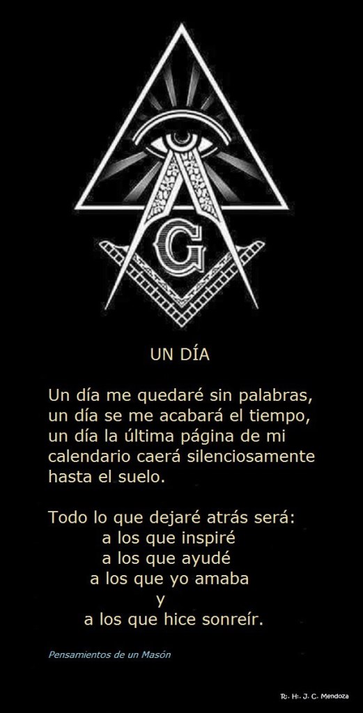 PENSAMIENTO DE UN MASON